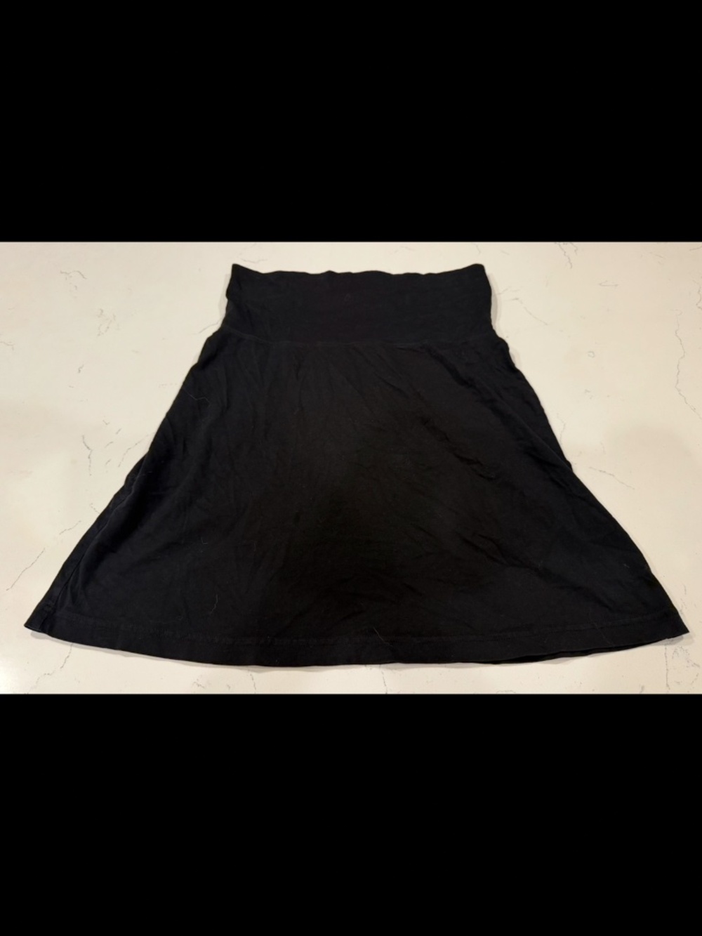 Merona Black Stretch Pull On A Line Skirt Women’s XS Casual Basic